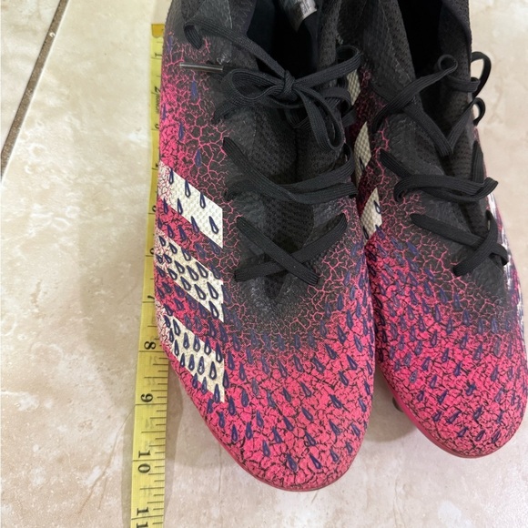 Pink and Black Soccer Cleats main image 5